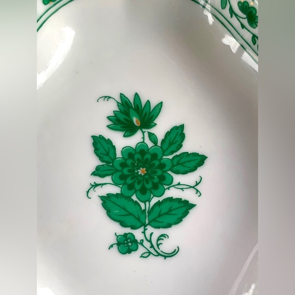 Dining Vintage Kaiser China Porcelian Trinket Dish Scalloped Pattern